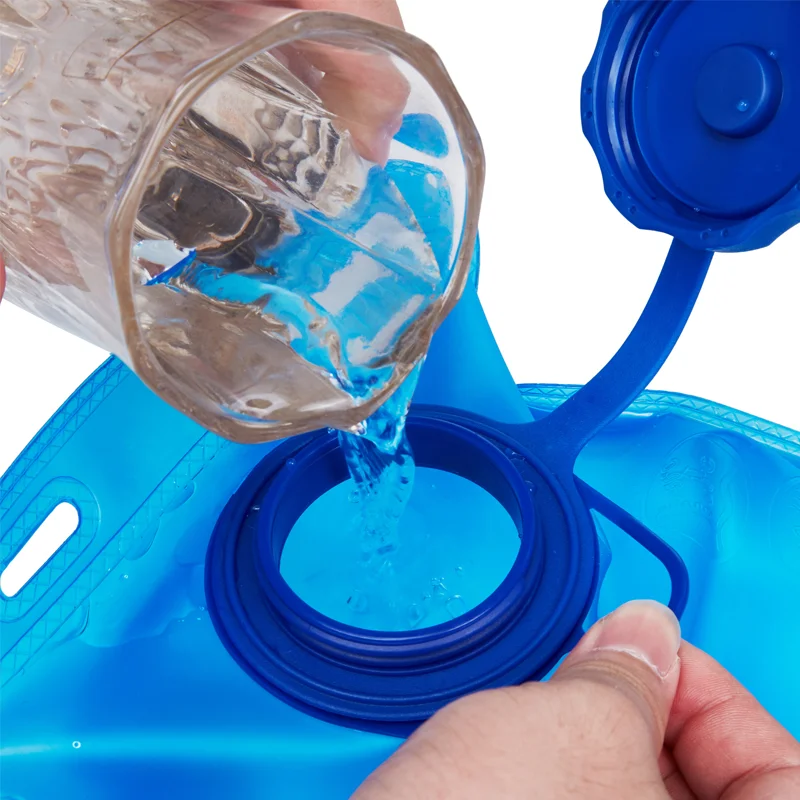 حقيبة مياه رياضية سعة 2 لتر، حقيبة مياه للدراجة، حقيبة مياه من البولي يوريثان لتسلق الجبال في الهواء الطلق مع حزمة ترطيب ماراثون رياضية من القش #4