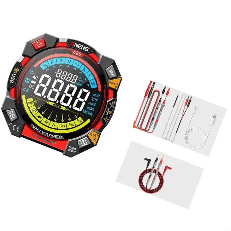 G92C Digital Multimeter Voltmeter Continuitys NCV Meter Digital Tester Resistance