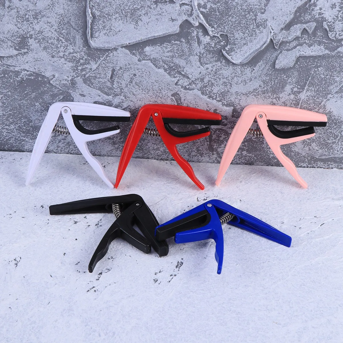 

Professional Ukulele Capo Zinc Alloy Quick Release Silicone Padded Fretboard Protector For Ukelele Beginners Accessories (Pink)