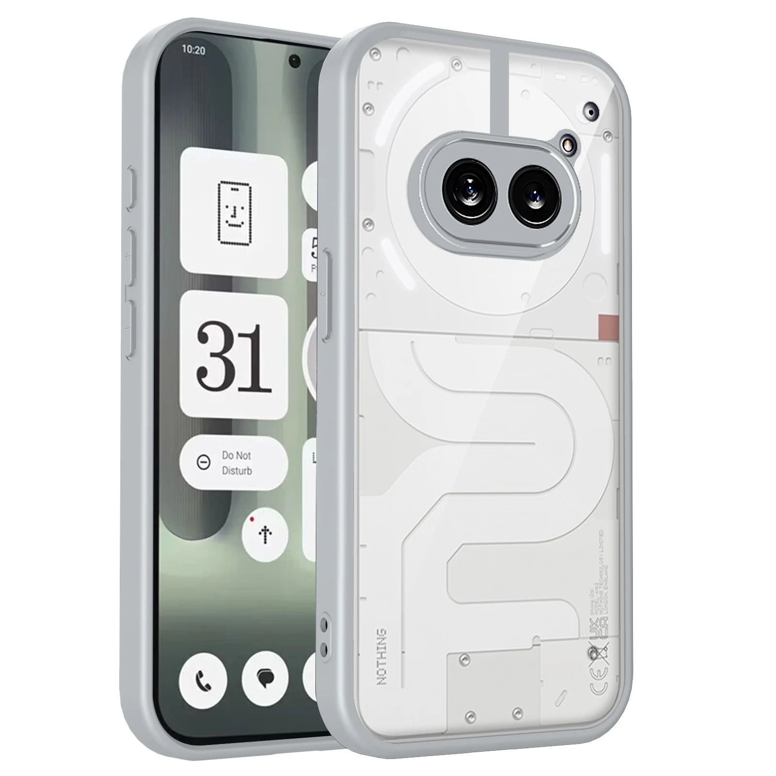 لا شيء الهاتف 2A زائد A142P حالة وسادة هوائية للصدمات السيليكون الوفير واضح ماتي الغطاء الخلفي غطاء واقٍ مزخرف لهاتف آيفون ل لا شيء Phone2A A142 #6