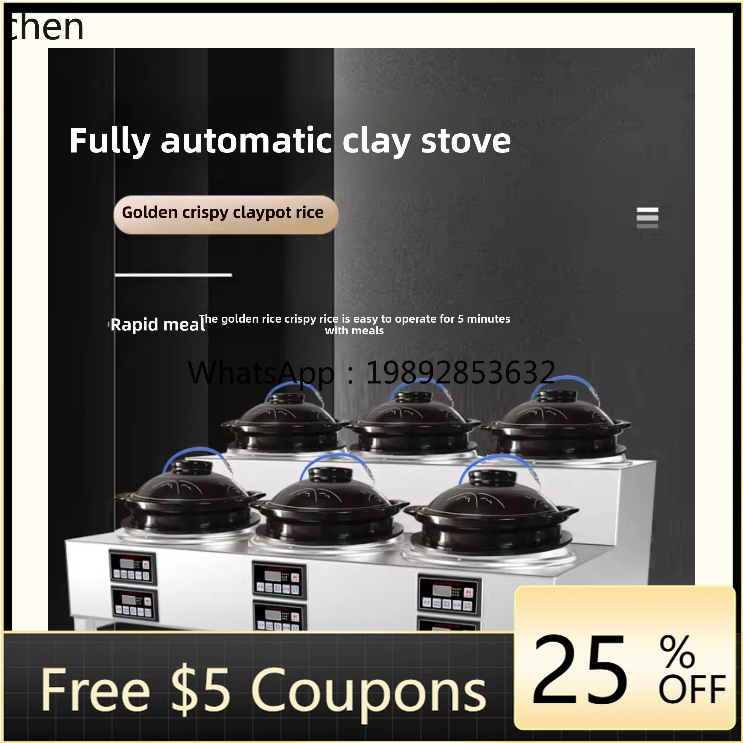 automatic rice cooking machine intelligent commercial multi-person casserole electric pottery restaurant farm