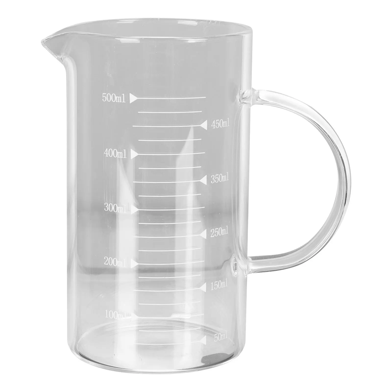 

Heat Resistant Glass Cup Graduated Measuring Mug for Home Kitchen Coffee Tea Juice Milk Smooth Pour Safe Design Drinking Cup