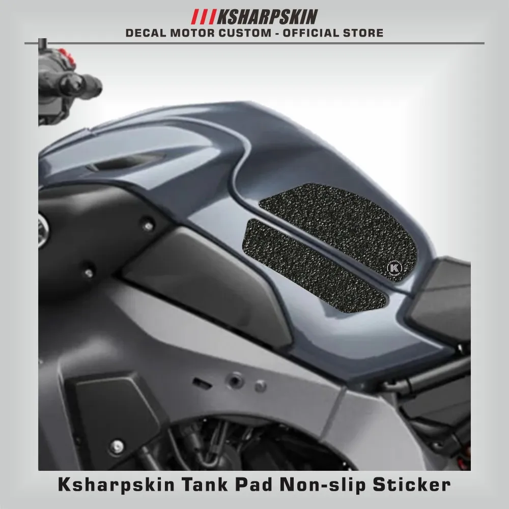 Motorcycle protection pad tank grip fuel tank pad sticker gasoline knee traction side Non-slip decals for YAMAHA MT-10  2022-24
