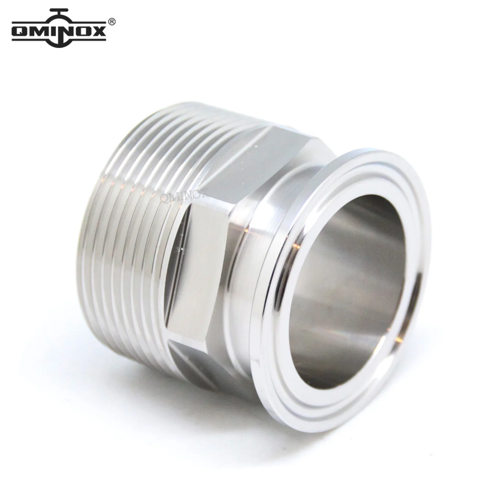 SS304 Tri clamp NPT Male adapter stainless steel clamp male NPT fittings 1/4\