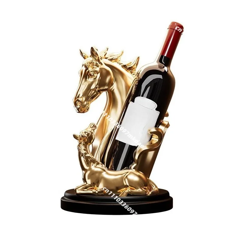 wine rack ornament, light luxury high-end living room TV cabinet wine cabinet decoration, moving house gift