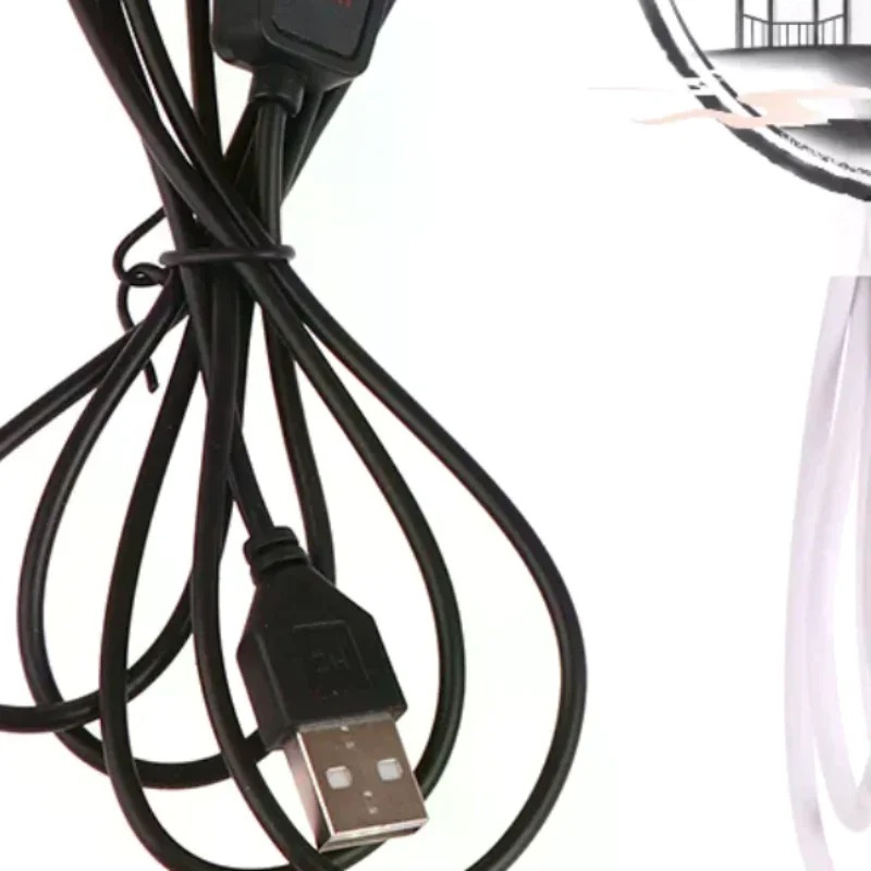 1.5M USB 5V LED Tri-color Dimming Color Switch Cable Dimmer 4-Key Controller 2CH For Low Voltage LED CCT Bicolor Light