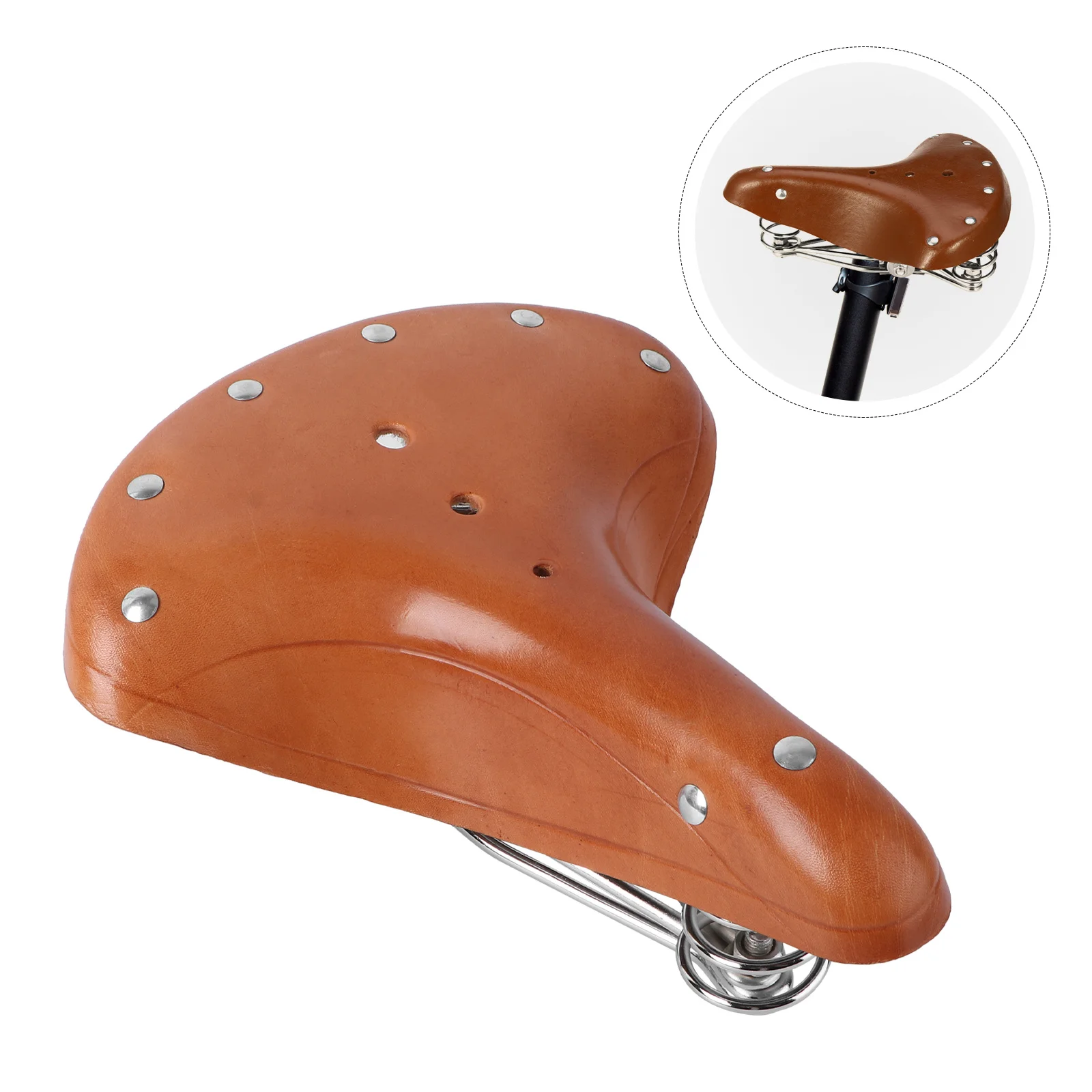 

Седло для велосипеда с имитацией коровы, коричневое прочное удобное противоударное сиденье для шоссейных горных туристических гоночных велосипедов