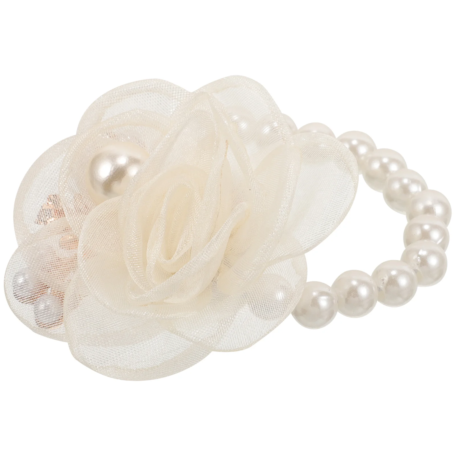 Bridesmaid Pearl Wrist Flower Beautiful Wedding Corsage Bracelet Bridal Wrist Decoration Corsage Bracelet Bride Wristband Decors