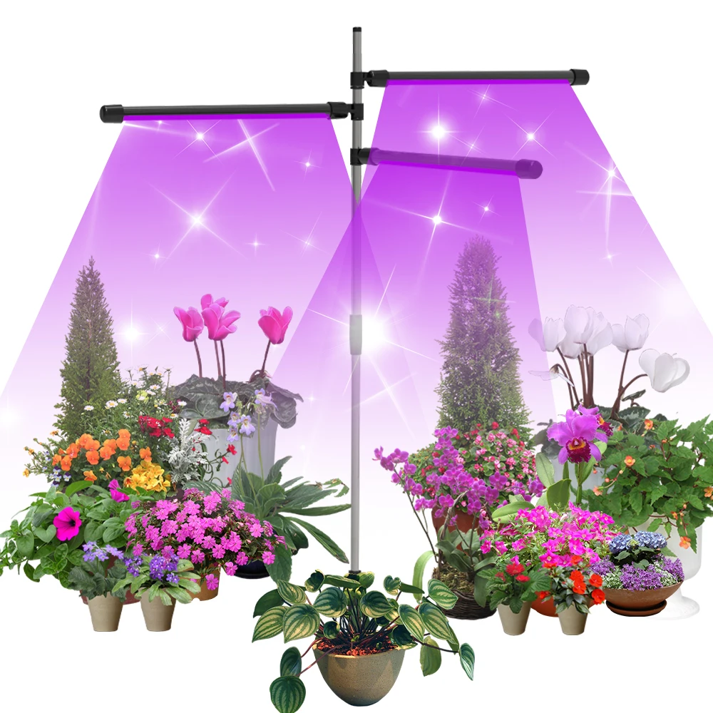 

LED Grow Light USB Full Spectrum Plant Growing Lamp for Indoor Plants Seedling 9 Level Dimmable Auto On Off Timing 3 9 12Hrs