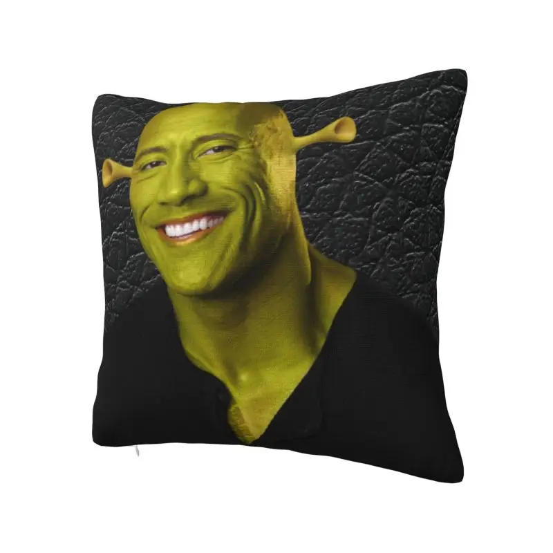 Custom Dwayne The Shrok Johnson Cushion Cover 45x45cm The Rock Muscle Man Soft Nordic Pillow Cases Home Decor