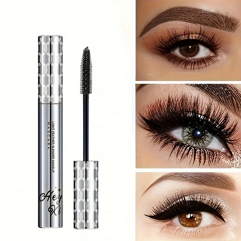 Oeil mince noir, imperméable et résistant à la sueur, fixation de couleur durable, oeil noir dense, formule noire, bouclé et mince