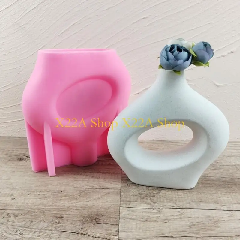 Unique Circle Flowerpot Storage Mold Trinket Box Tool DIY Home Decor Handmade Mold