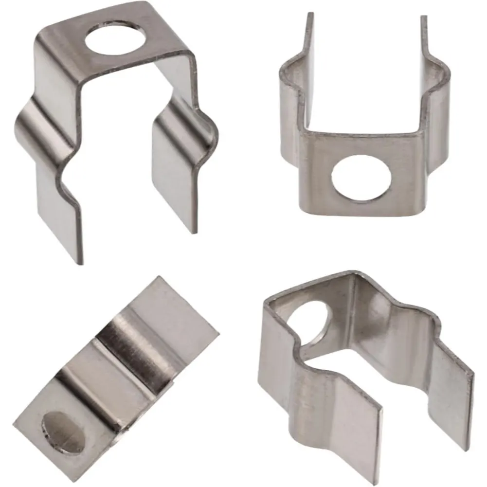 4 Pack Metal Mounting Clips, Replacement Side Brush Holders Compatible With For Shark IQ= Robot Vacuum AI AV2501S