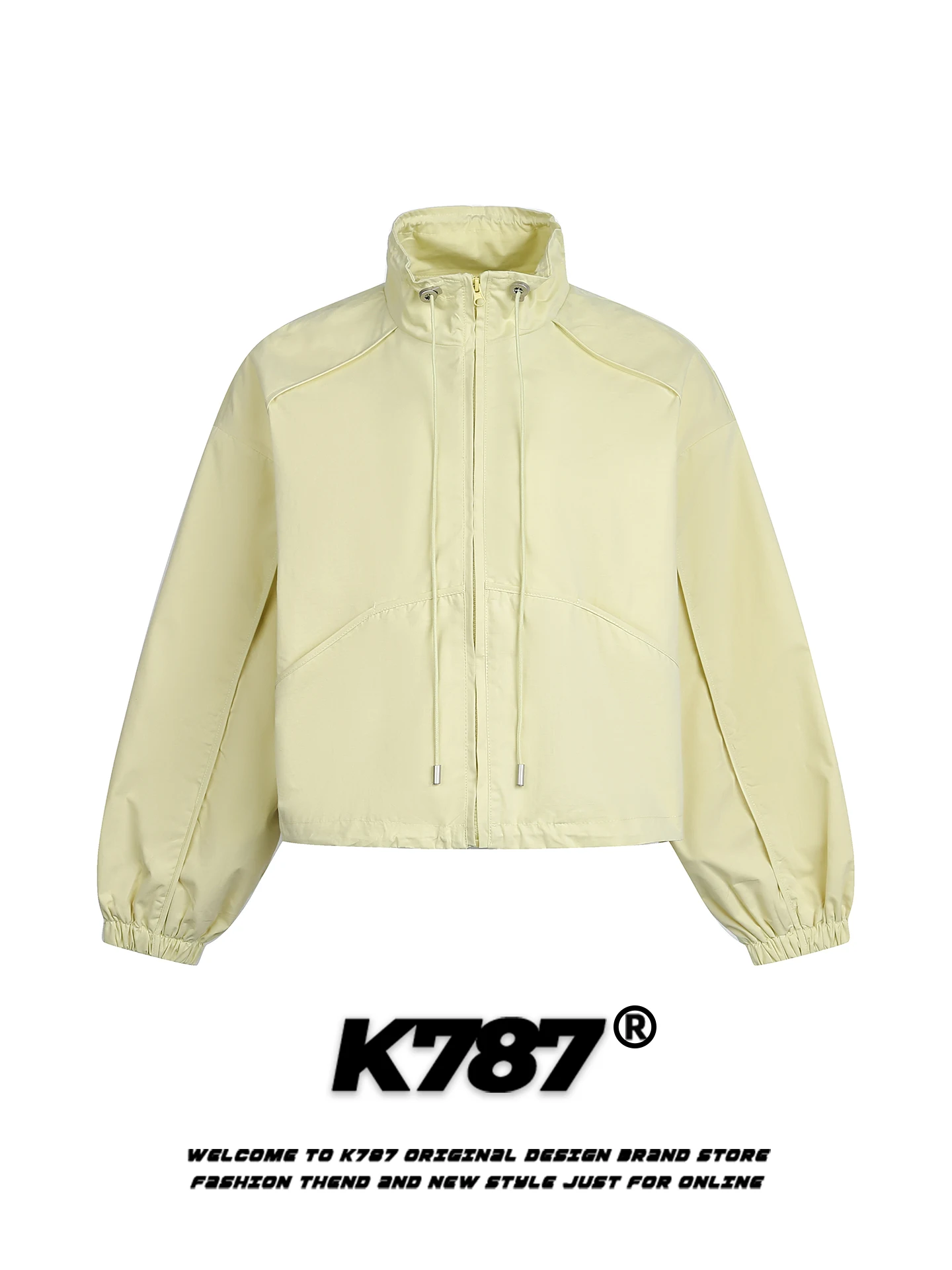 

K787 American Casual Functional Outdoor ort Jaet Women Loose Casual Spring 2026 Cotton Polyester Warm Zipper Closure