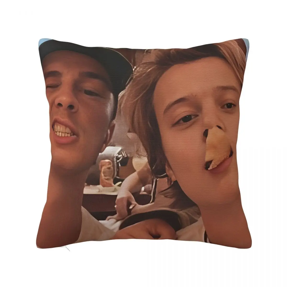 Drew Starkey And Rudy Pankow Square Pillow Covers Home Cushion Cover Cute Decorative Throw Pillow Case 40*40