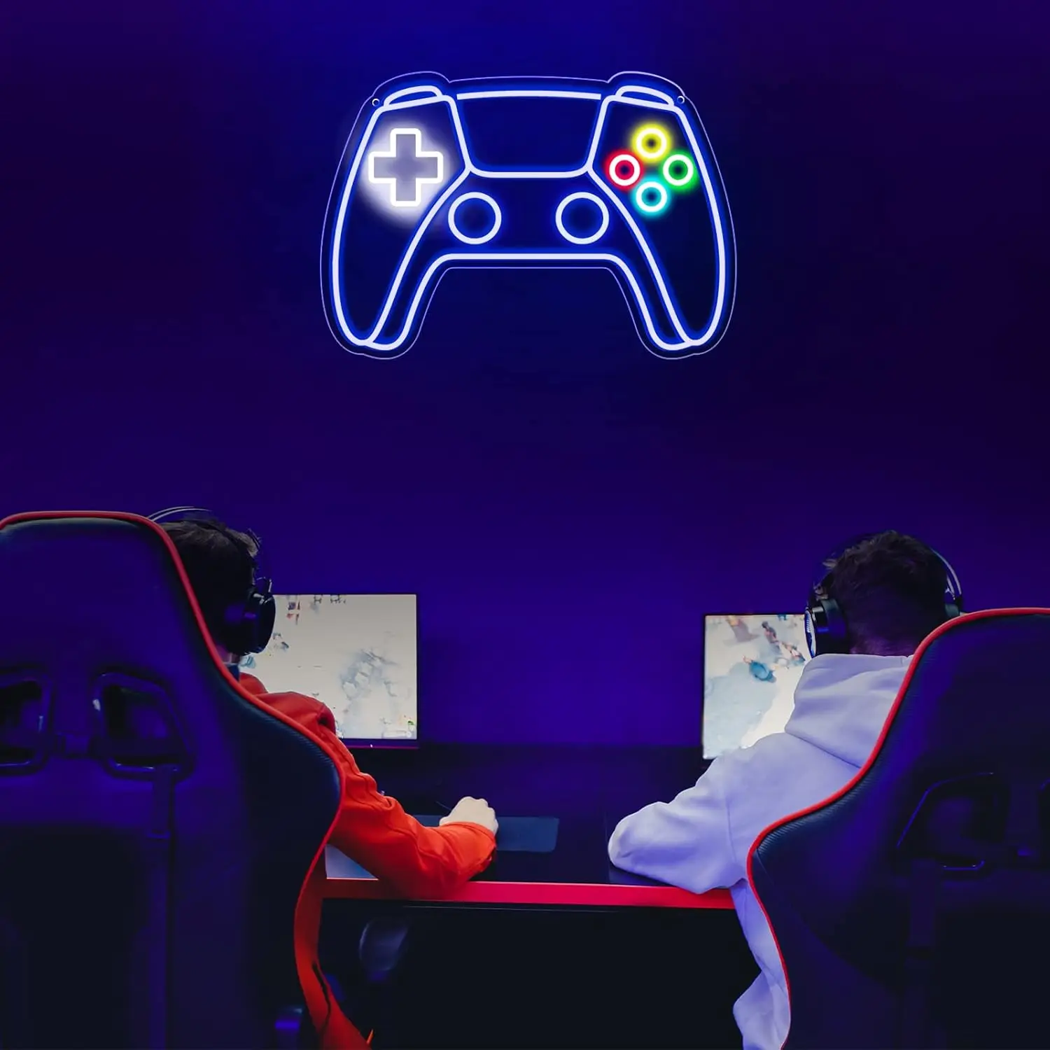 Gamer Neon Sign 5V USB LED Light Gamepad Neon Light for Garage Bar Club Gaming Room Bedroom Decorations personnalisé Gift