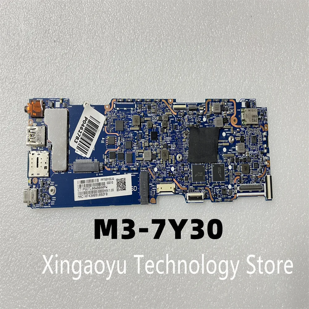 Original For HP Pro X2 612 G2 Laptop Motherboard M3-7Y30 SR2ZY CPU RAM 6050A2851001-MB-A02 100% Tested Free Shipping