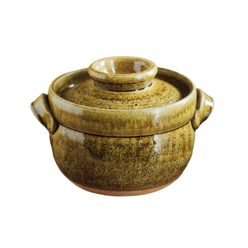 Earth-burning pot, thickened deep Japanese-style manual thermal insulation casserole