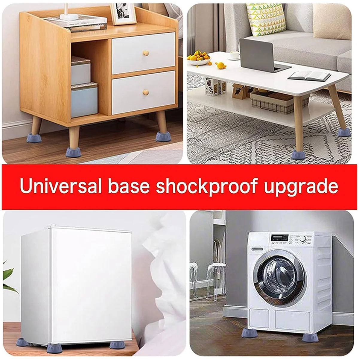 Подушечки для ног стиральной машины, амортизирующие подушечки, противоскользящие и противоударные подушечки, влагостойкие основания барабана холодильника ГОРЯЧИЕ