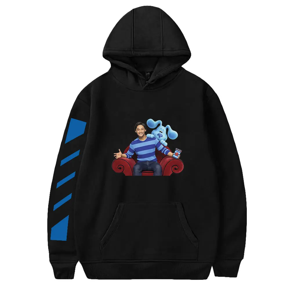 

Blue's Big City Adventure Movie Cartoon Unisex Long Sleeve Sweatshirts Women Men Hoodie Harajuku Streetwear Funny Clothes