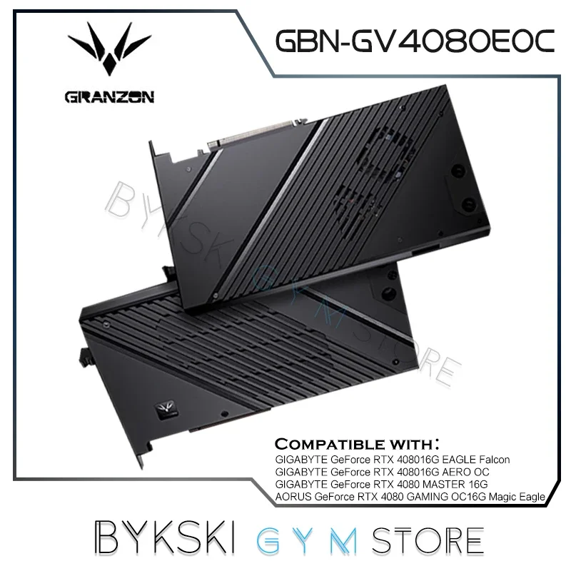 Granzon GPU Water Cooler Block for GIGABYTE GeForce RTX 4080 AERO/EAGLE/MASTER/GAMING OC 16G Video Card Radiator GBN-GV4080EOC