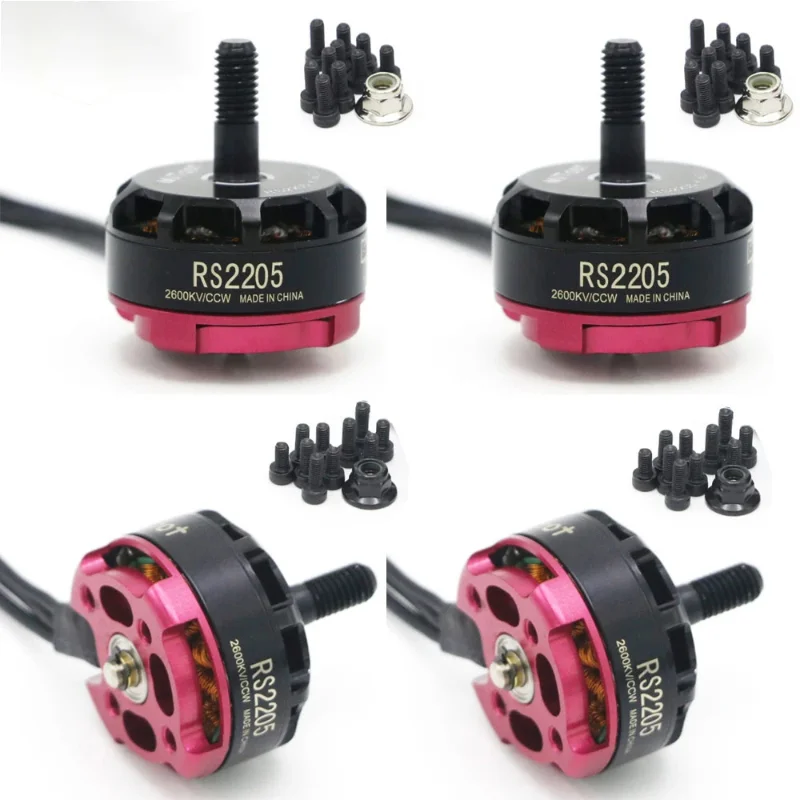 

Rctosky 1/2/4 шт. Mitoot RS2205 2300KV 2600KV Бесщеточный двигатель CW CCW для Rc QAV200 210 250 FPV Quad Racing QAV R180 220 260