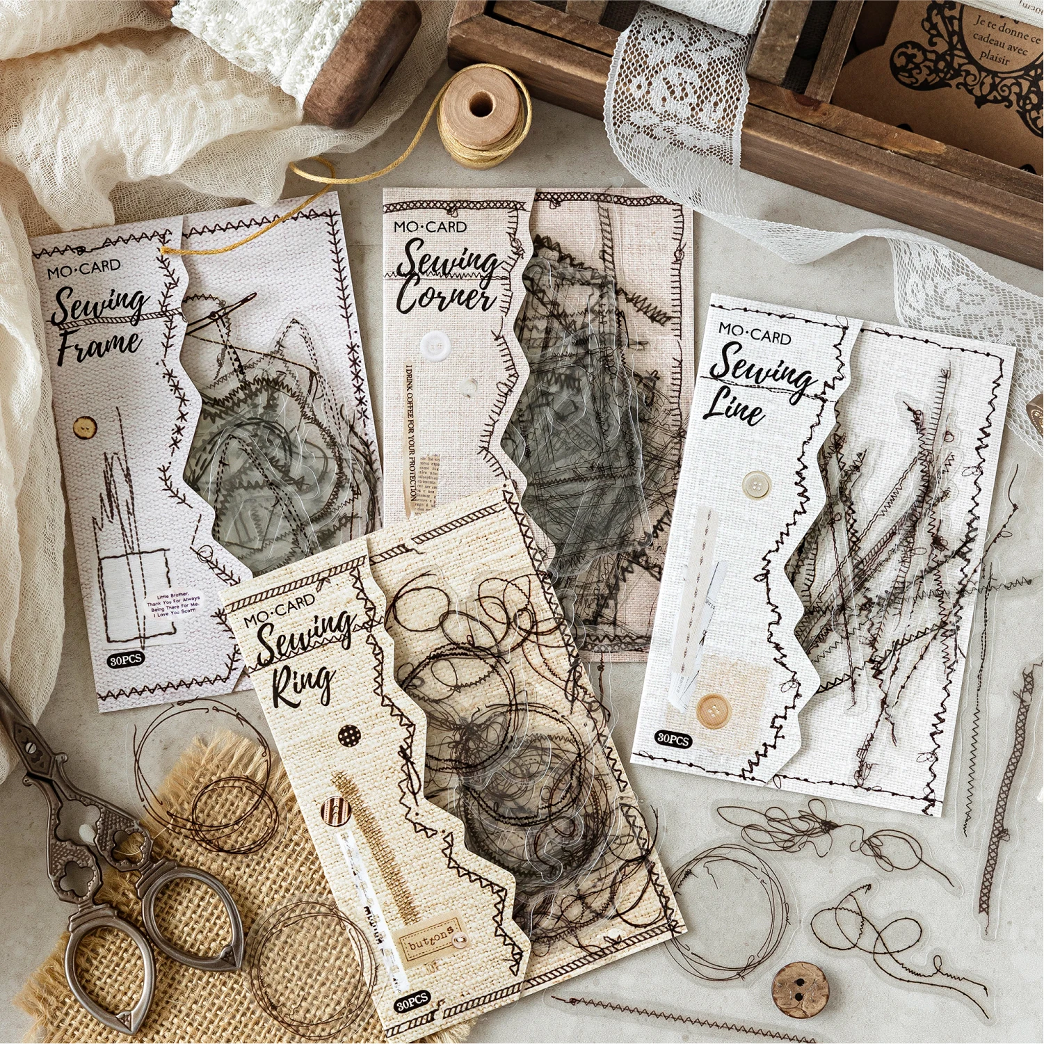 

8 упаковок/лот, серия Sewing Studio, милая ретро декоративная наклейка для домашних животных