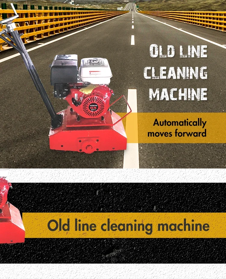 Thermoplastic Road Marking Old Line Removal Machine