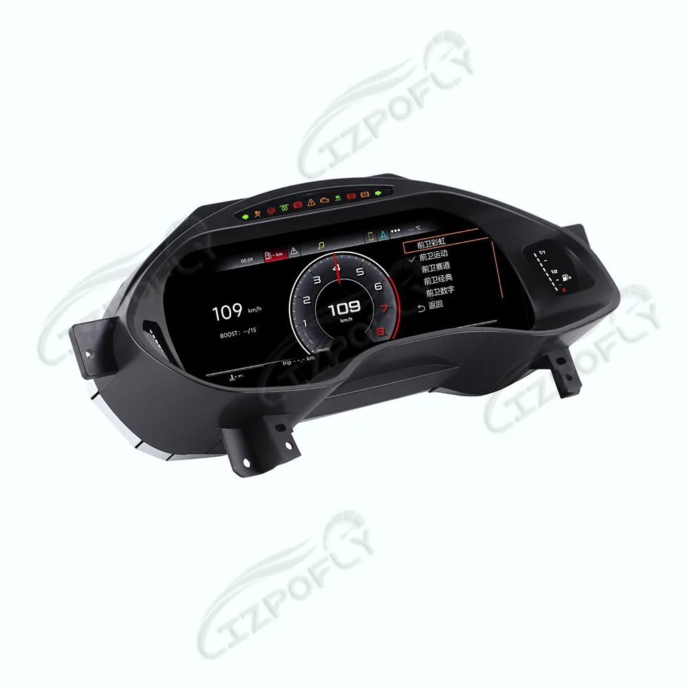 

12,3-дюймовый ЖК-спидометр для Audi A6 S6 A7 S7 2012-2018, приборная панель автомобиля, цифровой кластер, виртуальная панель кабины, GPS, приборная панель