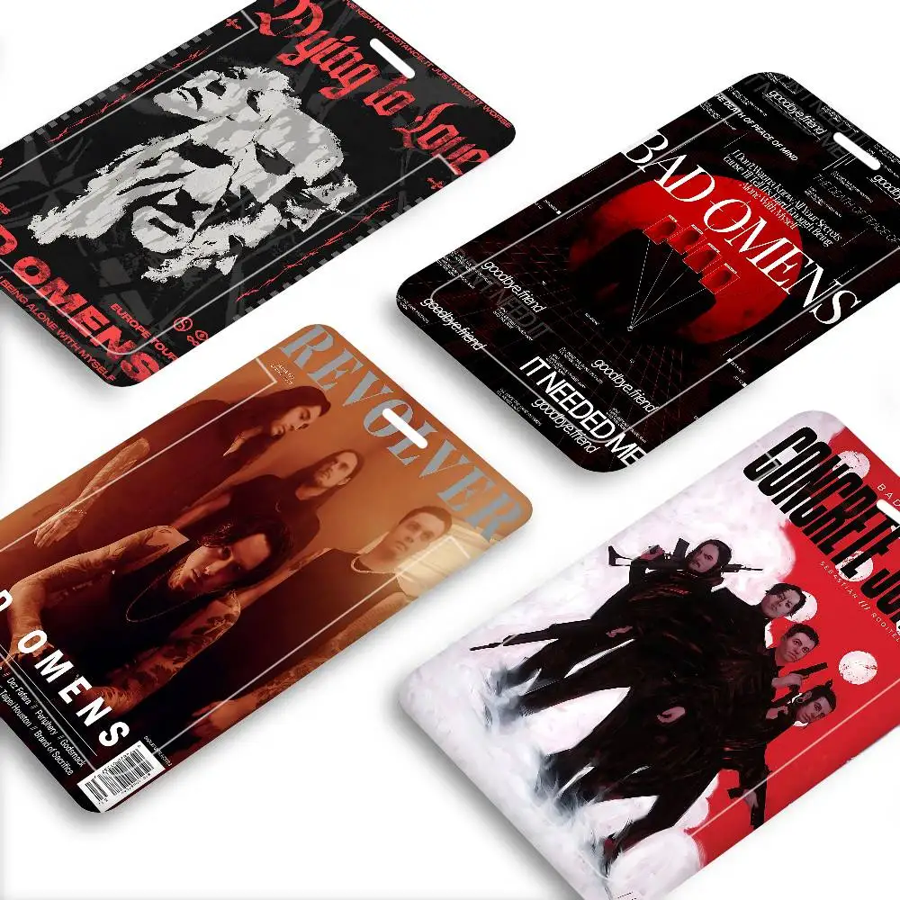 

Держатели для кредитных карт Rock Band B-Bad O-Omens с длинным ремешком, чехлы для удостоверений сотрудников, аксессуары для медсестер