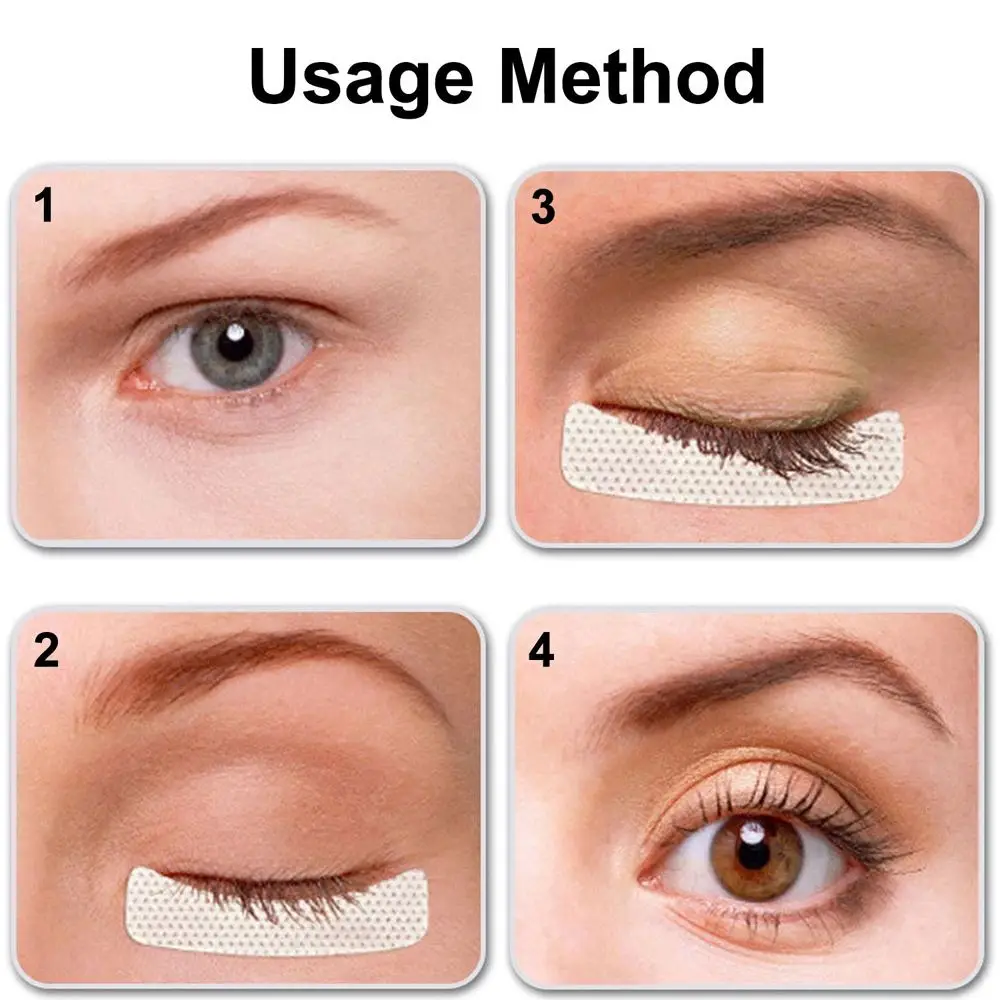 Tränen-Make-up-Werkzeuge nicht gewebt zum Pfropfen gefälschter Wimpern unter Wimpern polster falsche Wimpern verlängerung spads unter Augen aufklebern