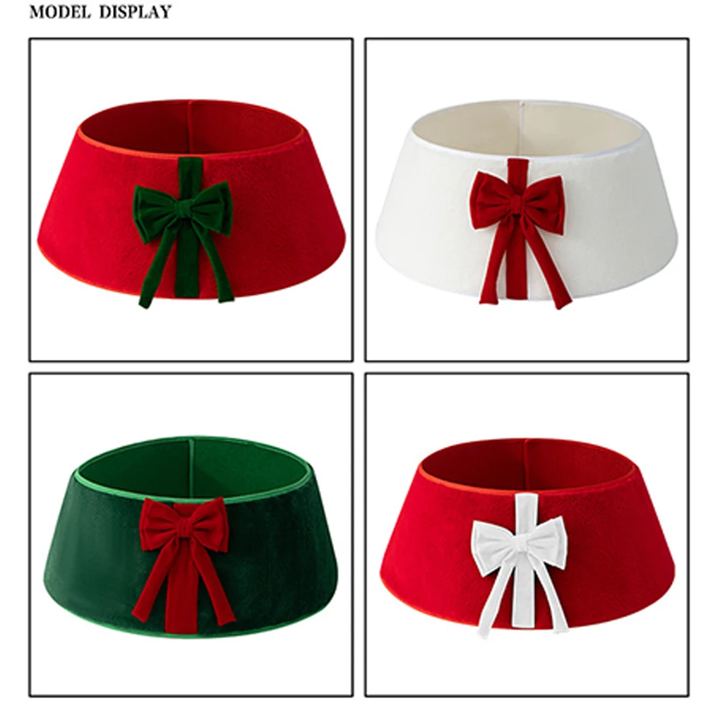 Plush Tree Stand Cover With Quick-folding Function Convenient Solution For Holiday Cleanup Made Of Thick And Durable