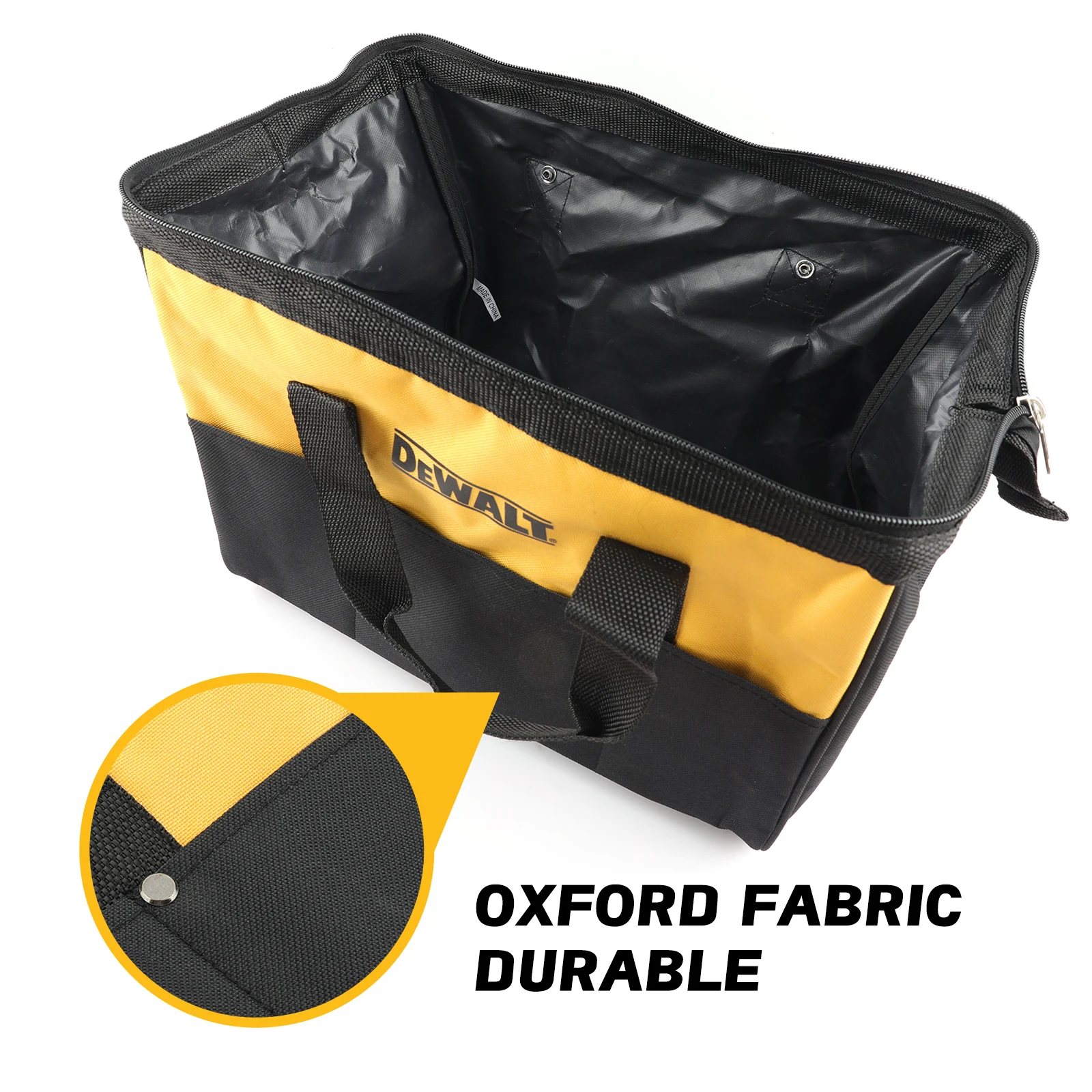 حقيبة أدوات متعددة الوظائف من DEWALT، مفك براغي مقاوم للماء ومقاوم للتآكل، أدوات أجزاء الأجهزة المعدنية، حقيبة يد للتخزين المتين