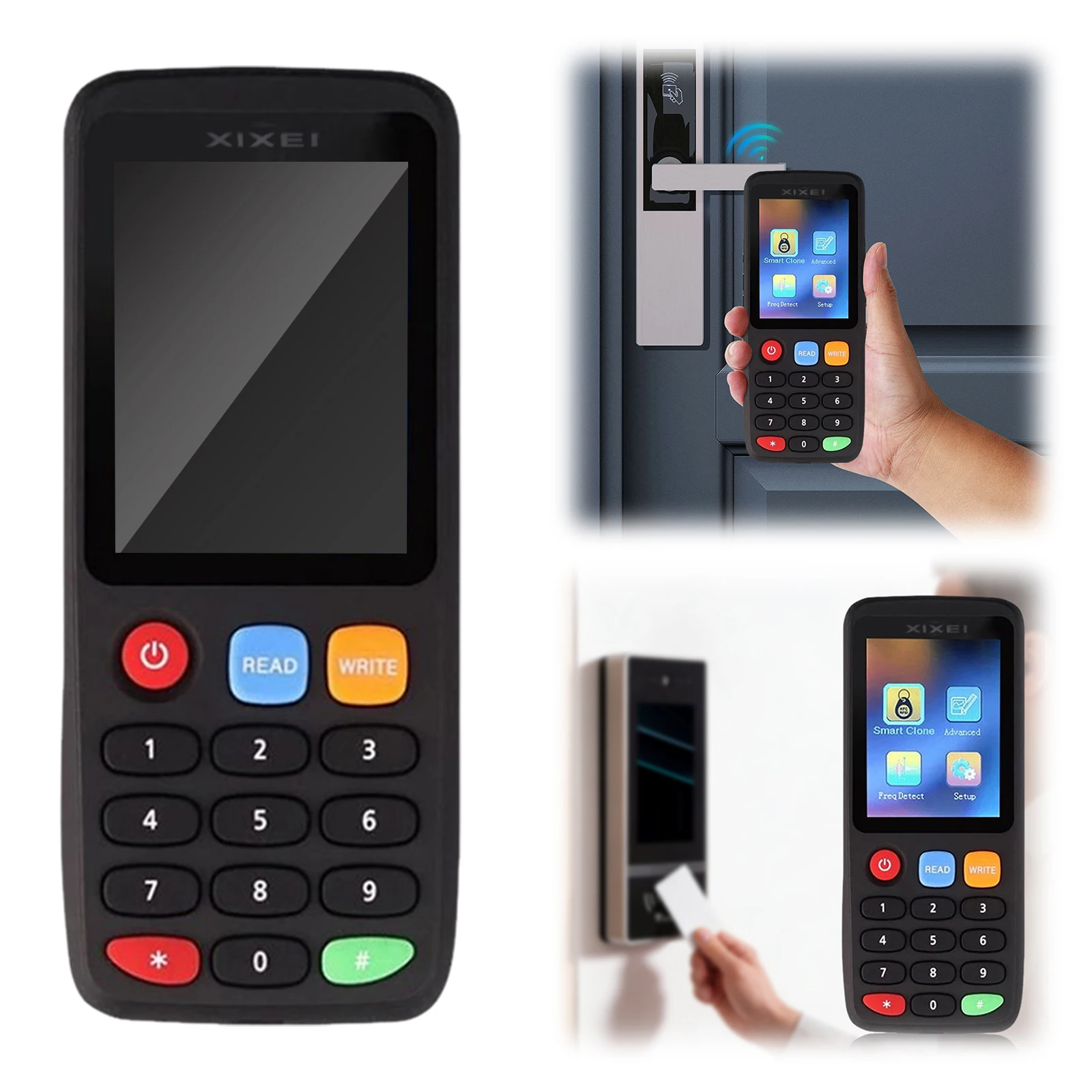 

RFID NFC Reader Writer X7 Access Control Multi Frequency NFC Programmer for Read and Writer Smart Card Programming Card