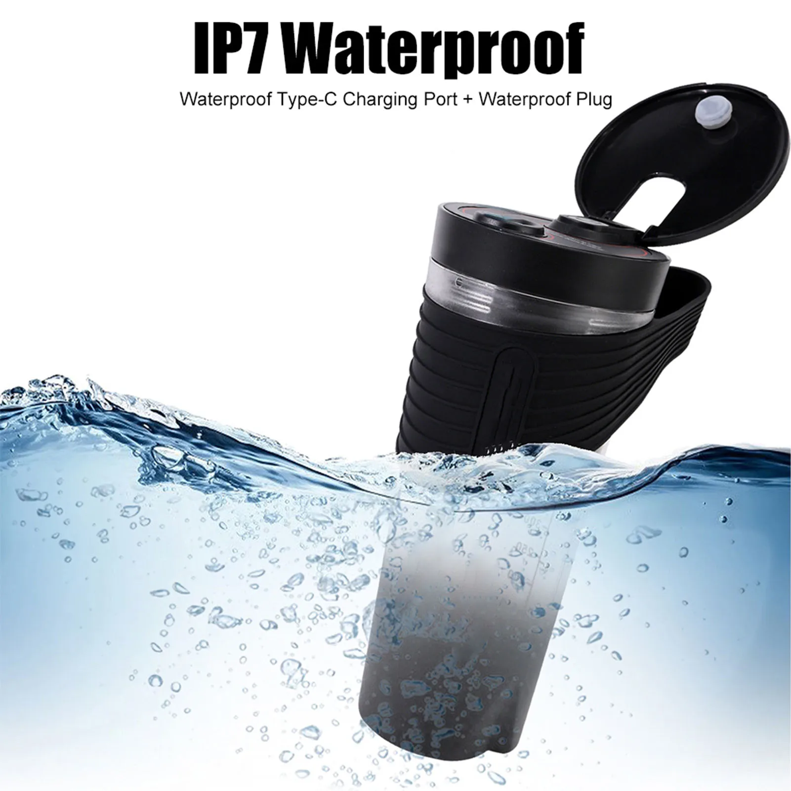Portable Blender for Shakes and Smoothies 4000mAh Type-C Rechargeable 460ml Blender with 6 Sharp Blades 22000r/m