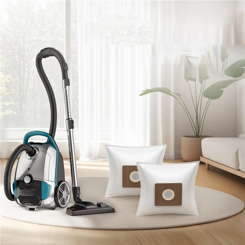ABUD-60 Pack NEN170 أكياس مكنسة كهربائية متوافقة مع مكنسة كهربائية بعلبة Eureka NEN170، أكياس غبار مكنسة كهربائية