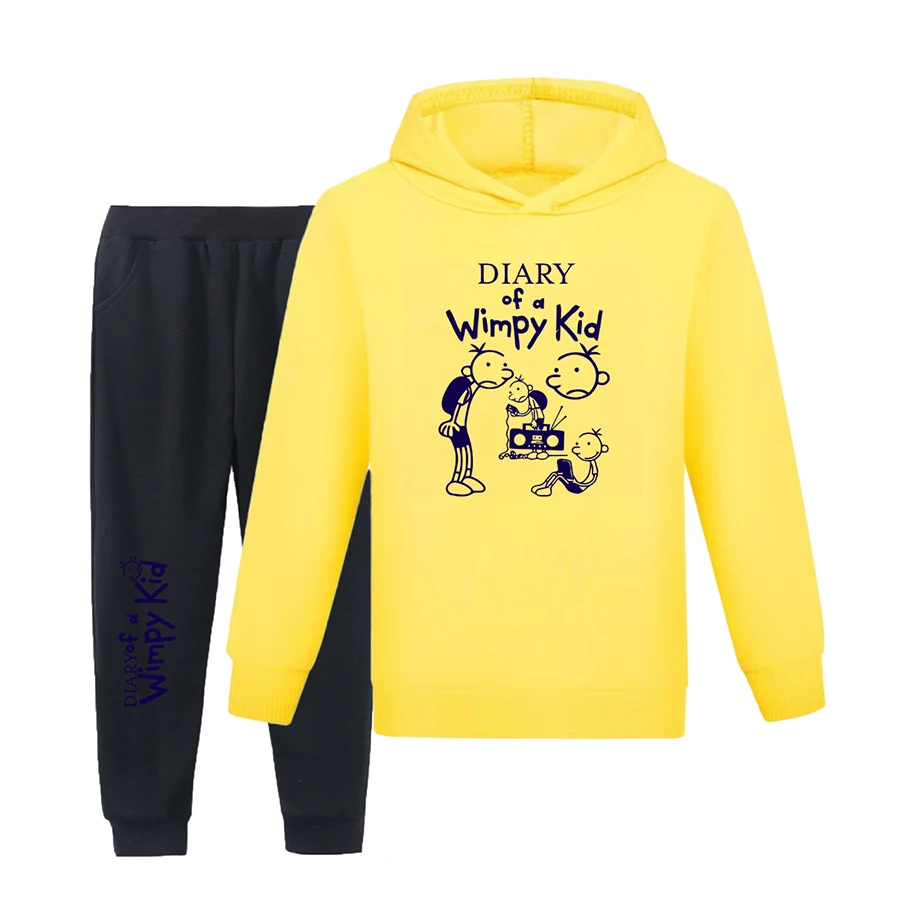 Diary of A Wimpy Essentials Hoodies for Teenage Boys Girl Sweatshirts Kids Clothes Sweatshirt for Boy Child Sweatshirt Girl From