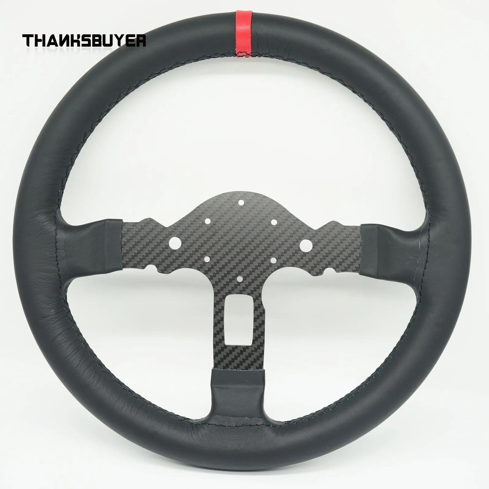 Simplayer 13 Inch Carbon Fiber Sim Racing Wheel Mod, Formula Style Steering Rim Upgrade for Logitech G29 G923