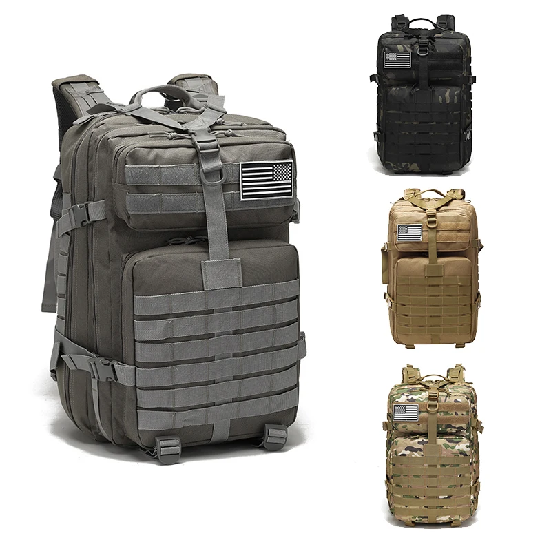 

50L 1000D Nylon Waterproof Trekking Fishing Hunting Bag Backpack Outdoor Rucksacks Tactical Sports Camping Hiking