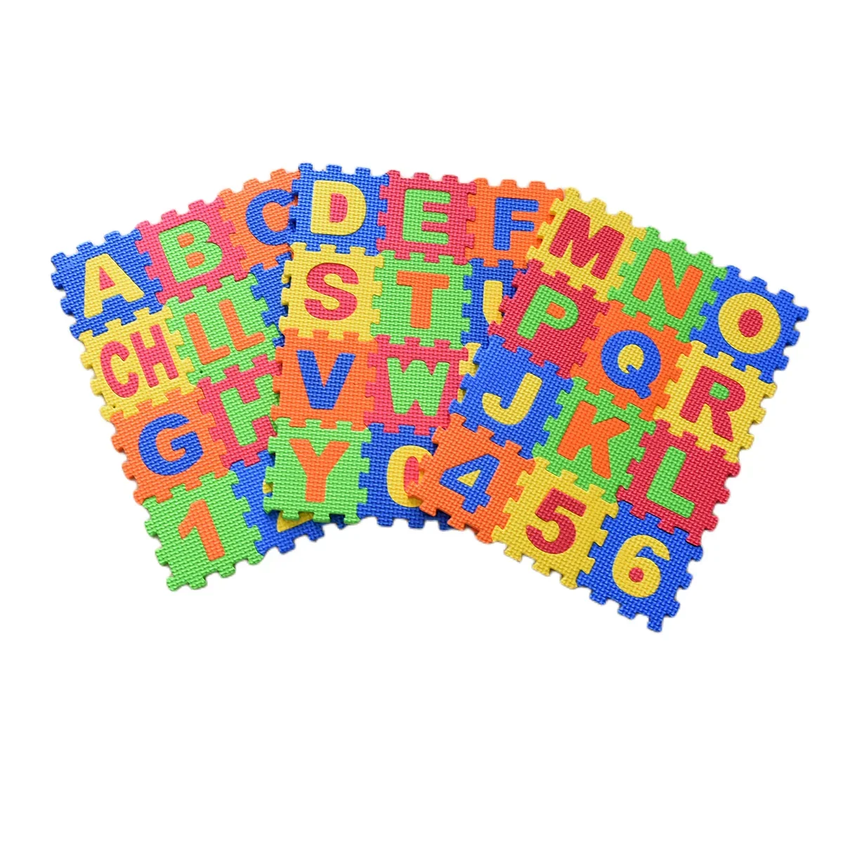 Esteras de juego con números del alfabeto para bebé, juguete educativo de matemáticas de espuma, 36 piezas, 9cm, regalo