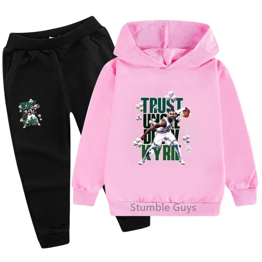 Basketball star boys and girls hoodie suit Kyrie Irving sports warm up all the fashion