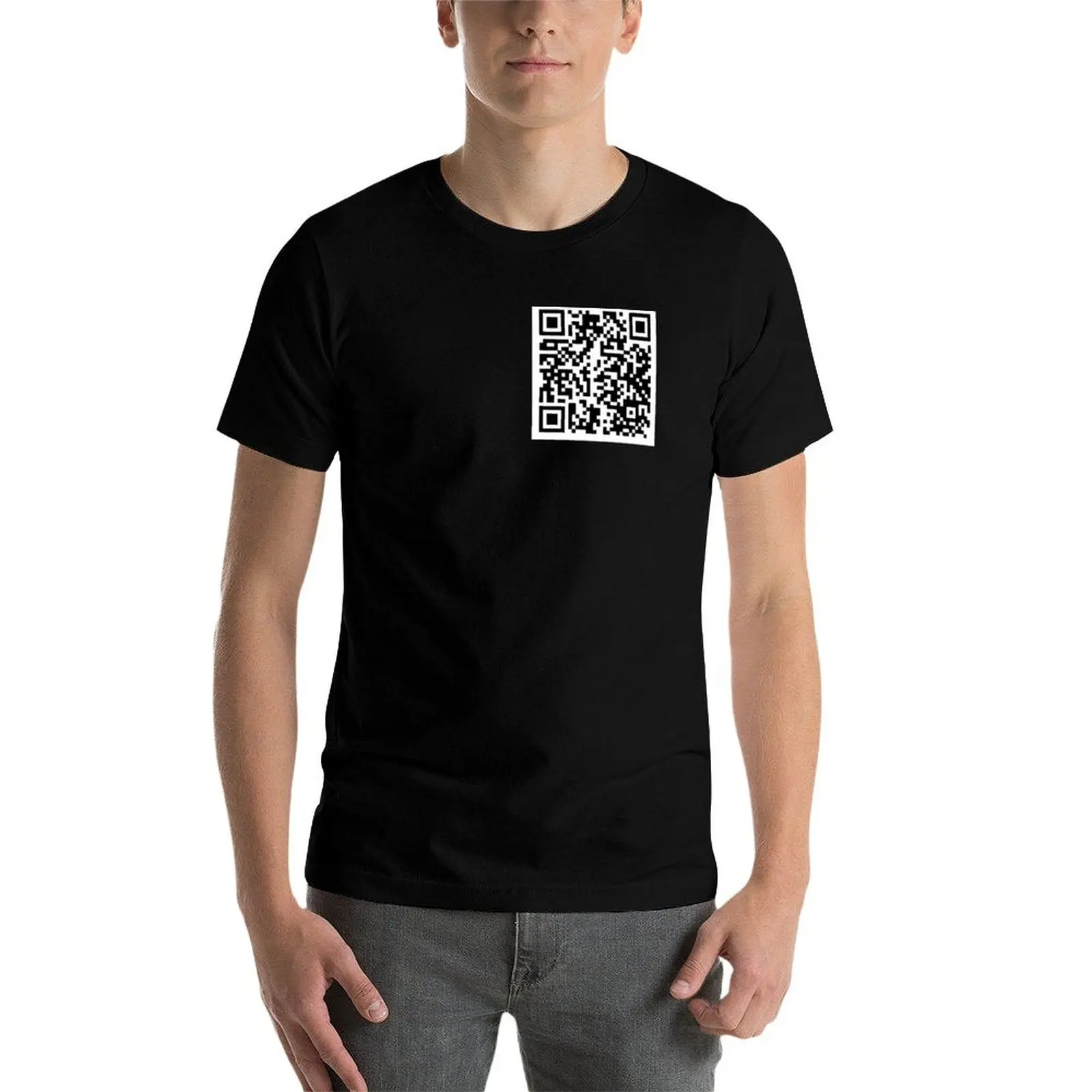 Qr code that lead to a hilarious and totally original Deez Nuts Vine Compilation T-Shirt All Match Print Short Sleeve Top view 4