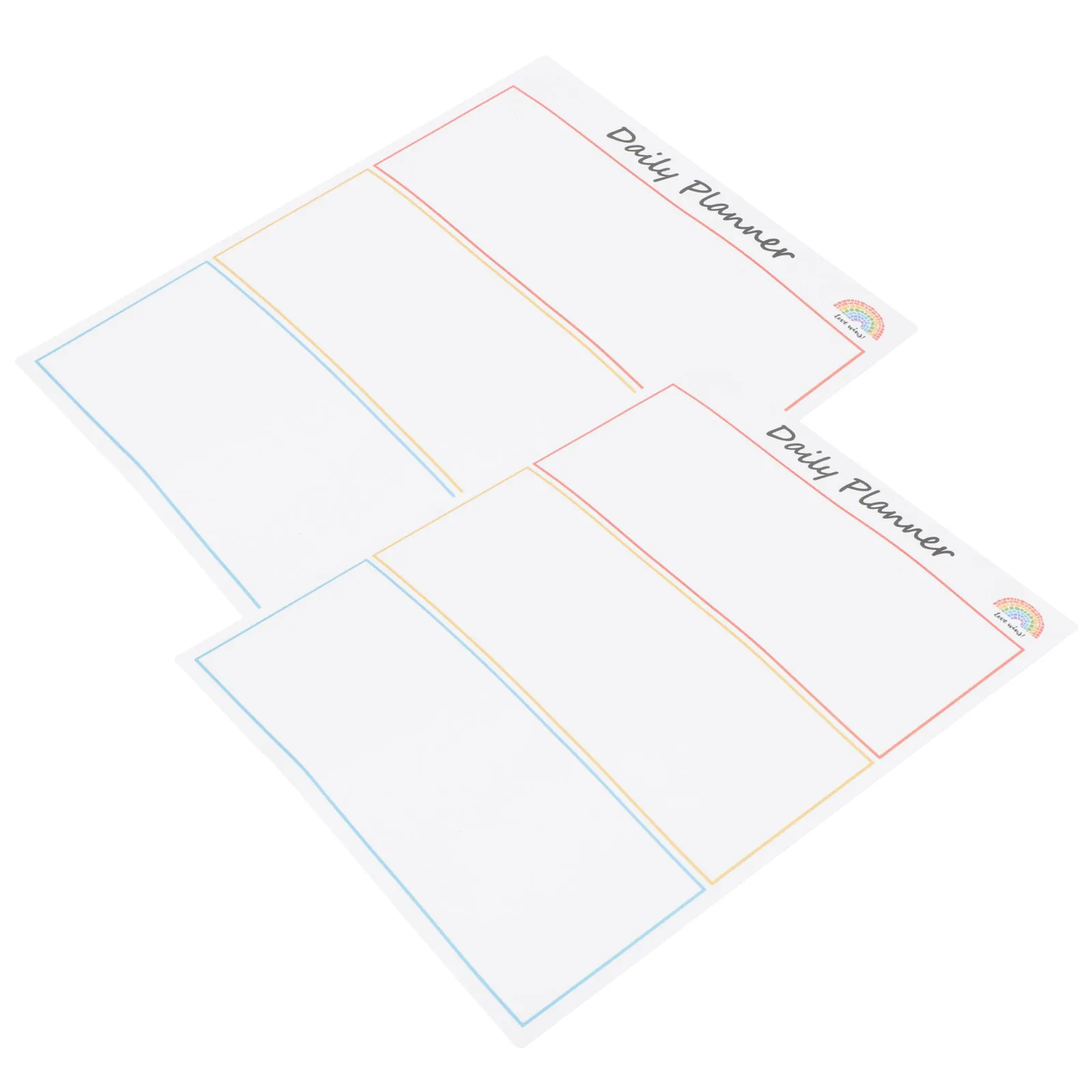 

2 шт. магнитных белых досок для холодильника, доска для ежедневного расписания, многоразовая доска для заметок, крепится где угодно на металлические поверхности, идеально подходит для офиса