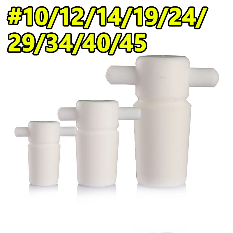 Solid plug/triangle flask plug with handle tetrafluoro-stick plug PTFE acid and alkali resistant polytetrafluoroethylene plug