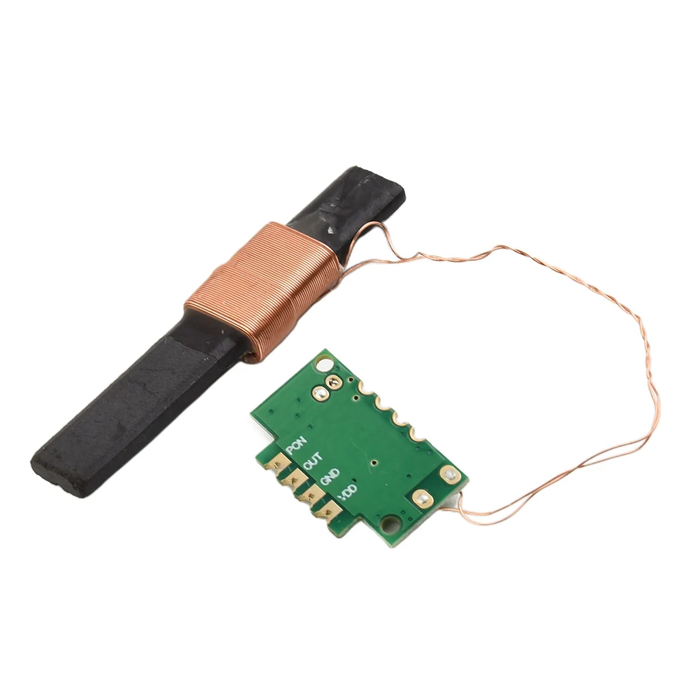 DCF77 Radio Clock Module with SP6007 IC and 21.5x13.5mm PCB for Integration into Microcontroller Timing Systems