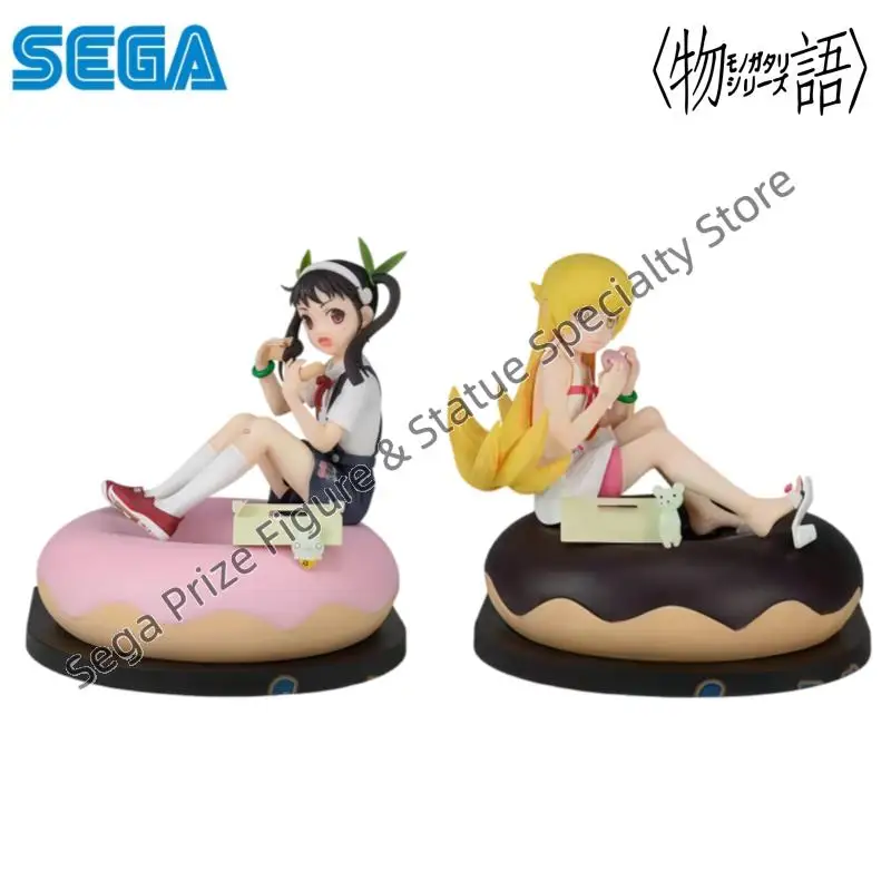Figura Coleccionable de Anime Sega en Stock, Caja Original, Modelo Garage Kit, Serie Monogatari, Personaje Oshino Shinobu
