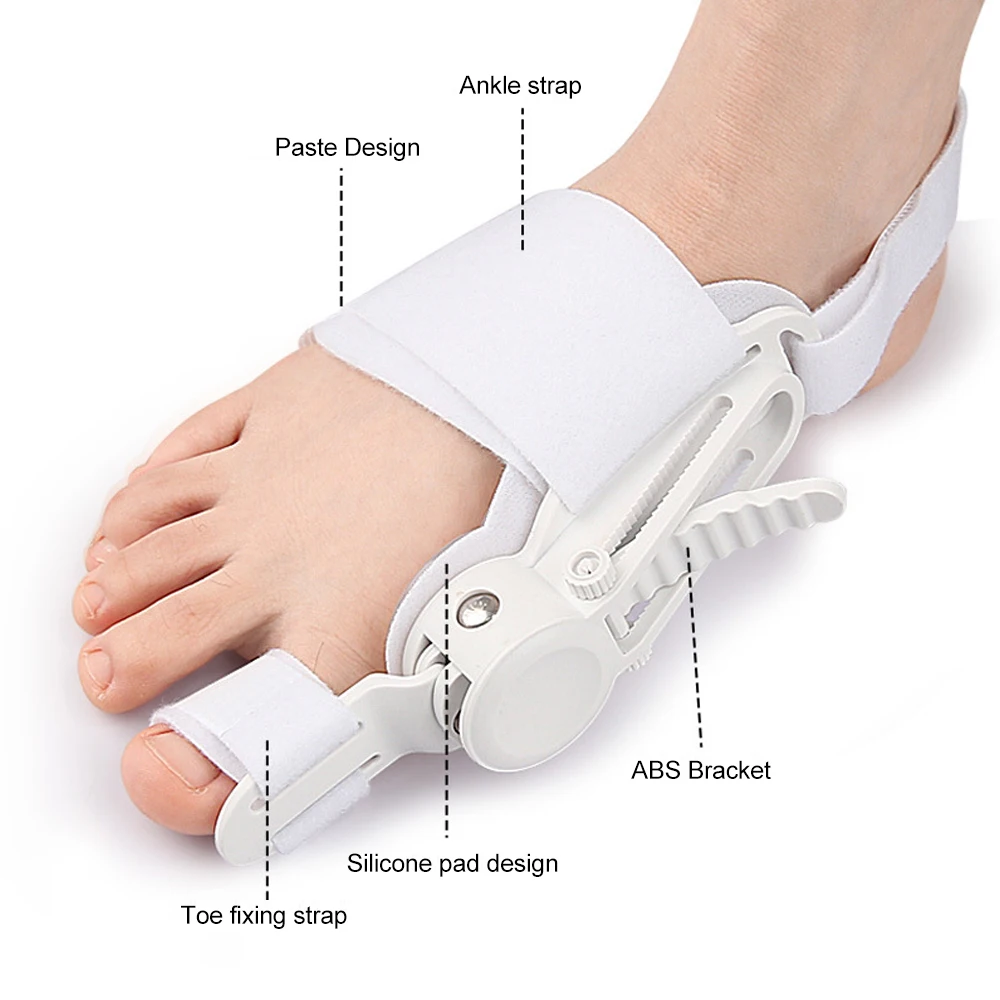 1PCS Bunion Corrector for Women & Men, Orthopedic Bunion Splint with Toe Separator Adjustable Toe Straightener for Right Left Fe