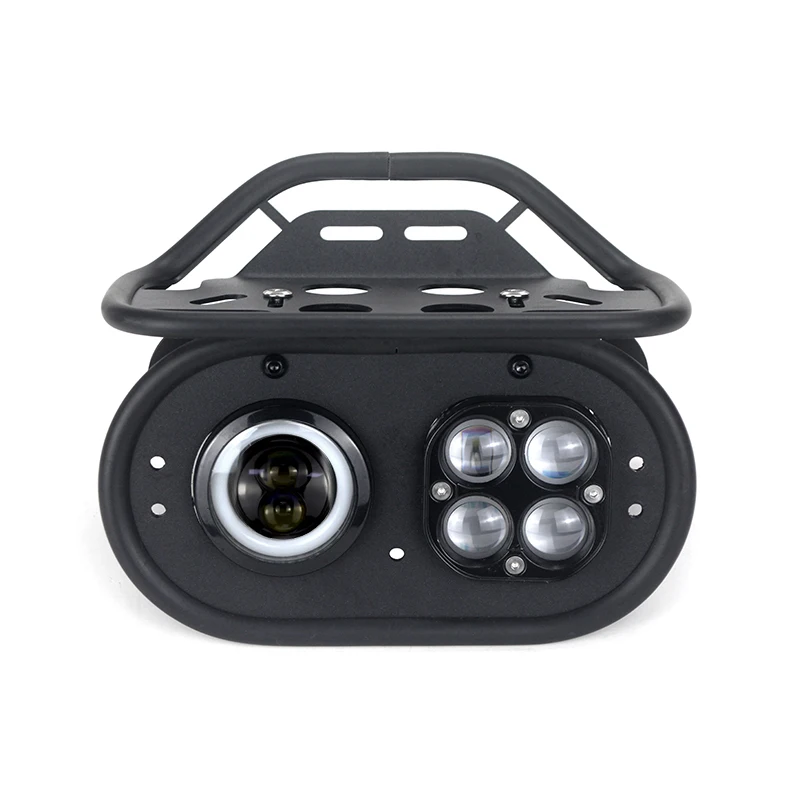 

Applicable to Honda Cub CC110 Jialing coco125X Zongshen Yomi retro headlight assembly modified lights small