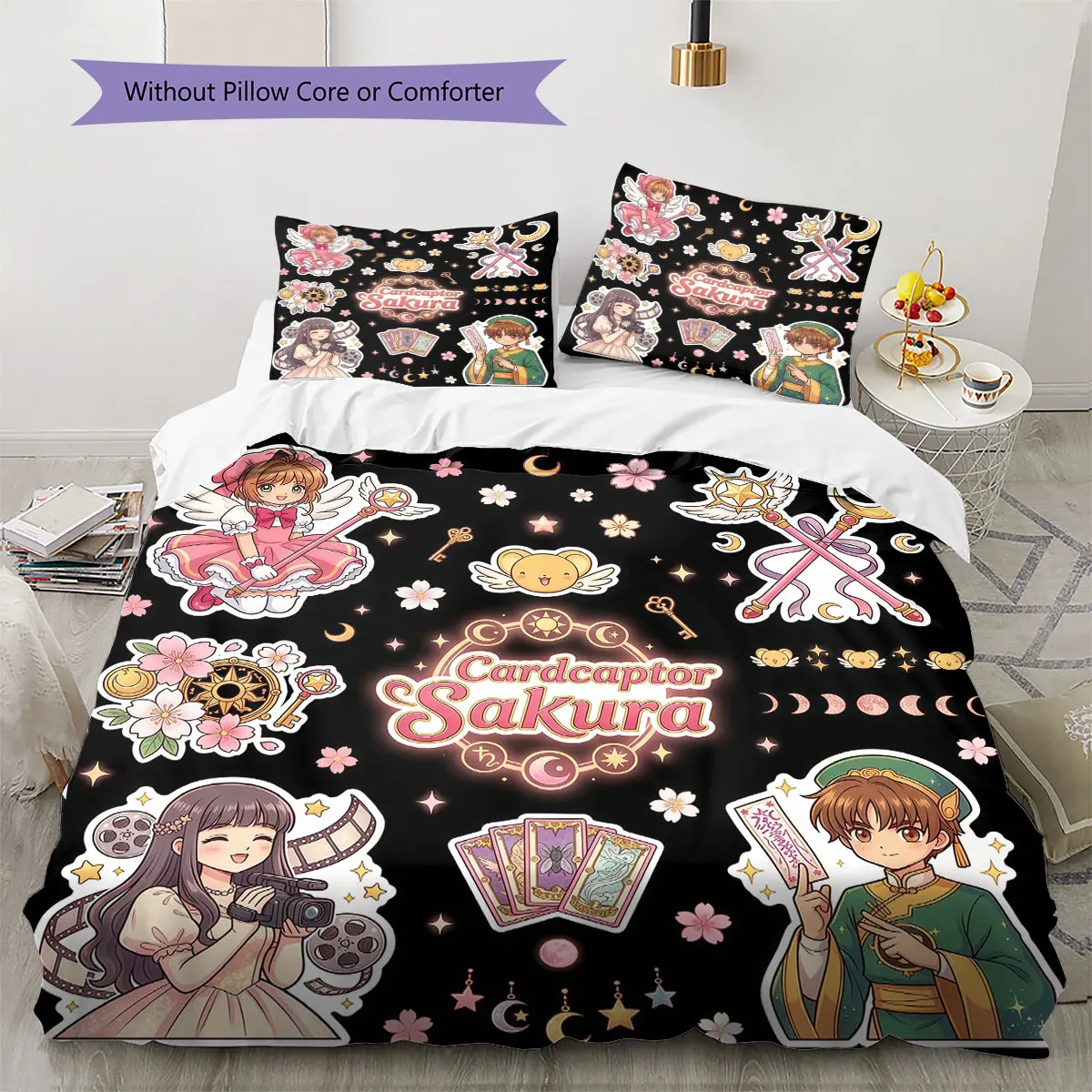Cardcaptor Sakura Comfor Duvet Cover Child's Bedding Set,Extra Large Size Ideal Gift Various Sizes Available -HE162