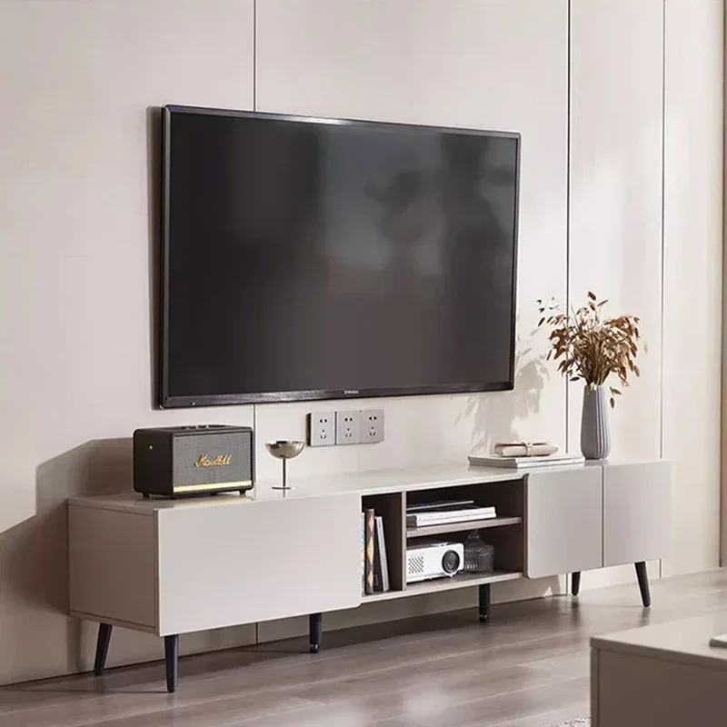 

Storage Organizer Tv Table White Shelf Floor Bedroom Wood Entertainment Movies Tv Stands Modern Archivadores Italian Furniture